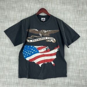 Vintage Great American E Pluribus Unum mens size M short sleeve shirt 0910